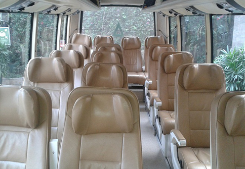 18 Seater Luxury Coach inside image