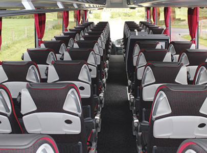 55 Seater Volvo Coach inside image