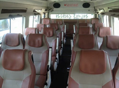 20 Seater Luxury Tempo inside image