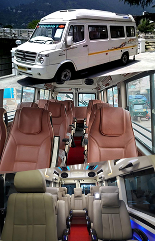 delhi rent car tempo traveller services